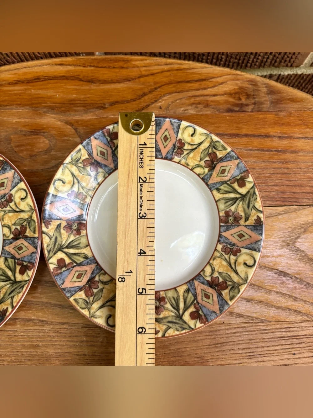 Royal Doulton Everyday Cinnabar Plate bread saucer 6” Set of 2 T. C. 1217